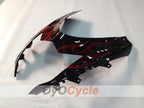 Einspritzverkleidungssatz für 11-26 GSX R600 - Rot, Schwarz - Flamme #OYO87901684