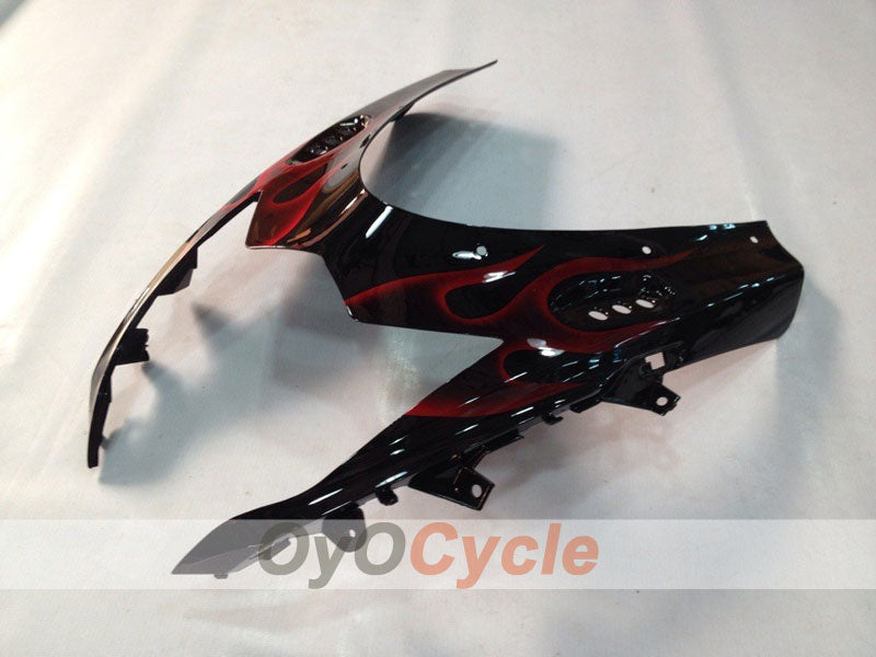 Einspritzverkleidungssatz für 11-26 GSX R600 - Rot, Schwarz - Flamme #OYO87901684