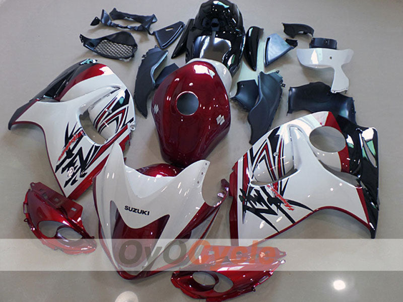 Einspritz-Verkleidungssatz für die GSXR1300 Hayabusa, Baujahre 08-20 - Rot, Weiß - Sonstige #OYO87904721 Hauptbild