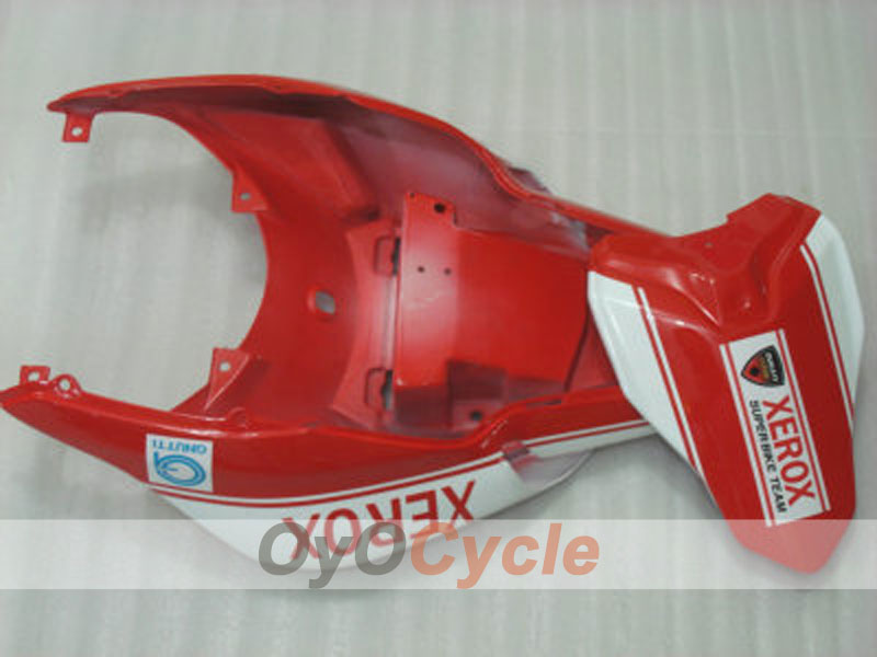 Einspritzverkleidungssatz für Ducati 1098, 07-09 - Rot, Weiß - Xerox #OYO87902220
