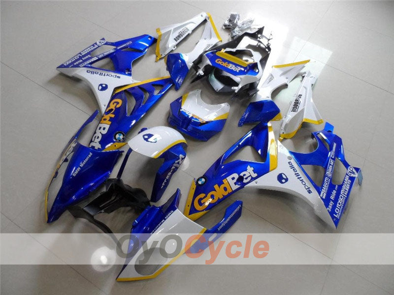 Einspritzverkleidungssatz für BMW S1000RR 09-14 - Blau, Weiß - PIRELLI #OYO87902401