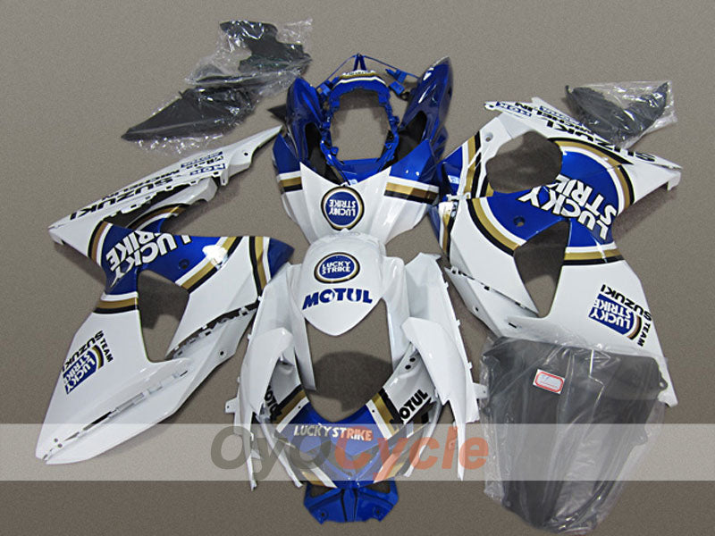 Einspritzverkleidungssatz für 09-16 GSX R1000 - Blau, Weiß - MOTUL #OYO87904709 Hauptbild