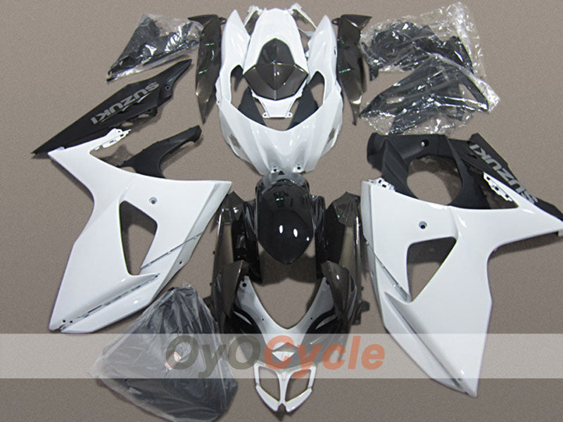 Einspritzverkleidungssatz für 09-16 GSX R1000 - Weiß, Schwarz - Werksstil #OYO87904711 Hauptbild