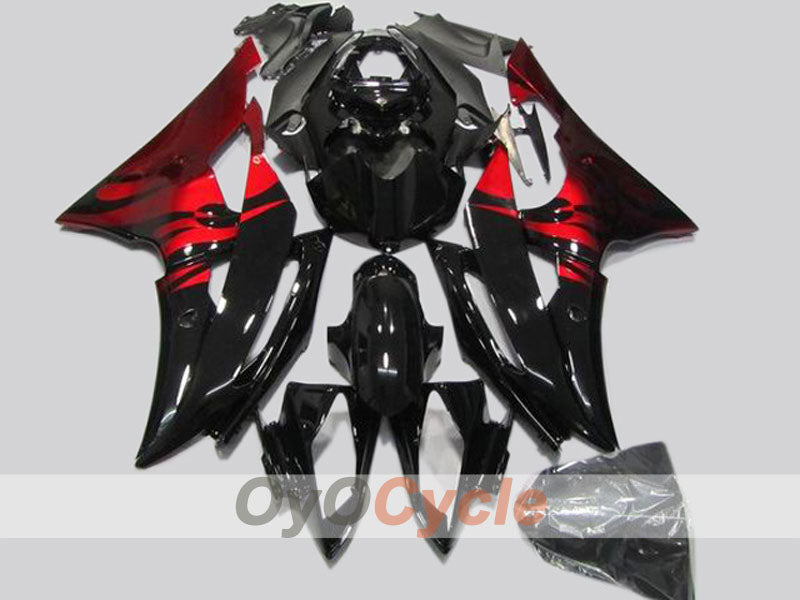 Einspritzverkleidungssatz für 08-16 YZF-R6 - Rot, Schwarz - Werksstil #OYO87904746 Hauptbild