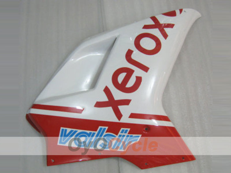 Einspritzverkleidungssatz für Ducati 1098, 07-09 - Rot, Weiß - Xerox #OYO87902220