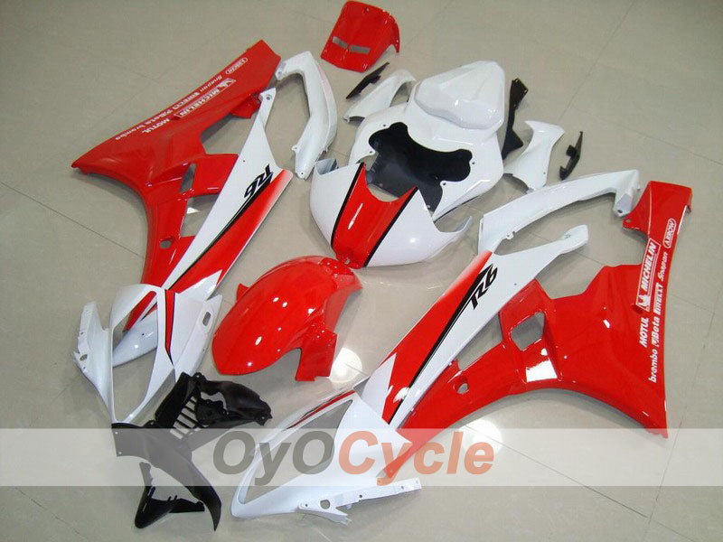 Einspritzverkleidungs-Kit für YZF-R6 06-07 - Rot, Weiß - MOTUL #OYO87900936 Hauptbild