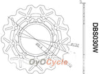 Bremsscheiben für 03-04 Yamaha YZF-R6 #OYO87903473