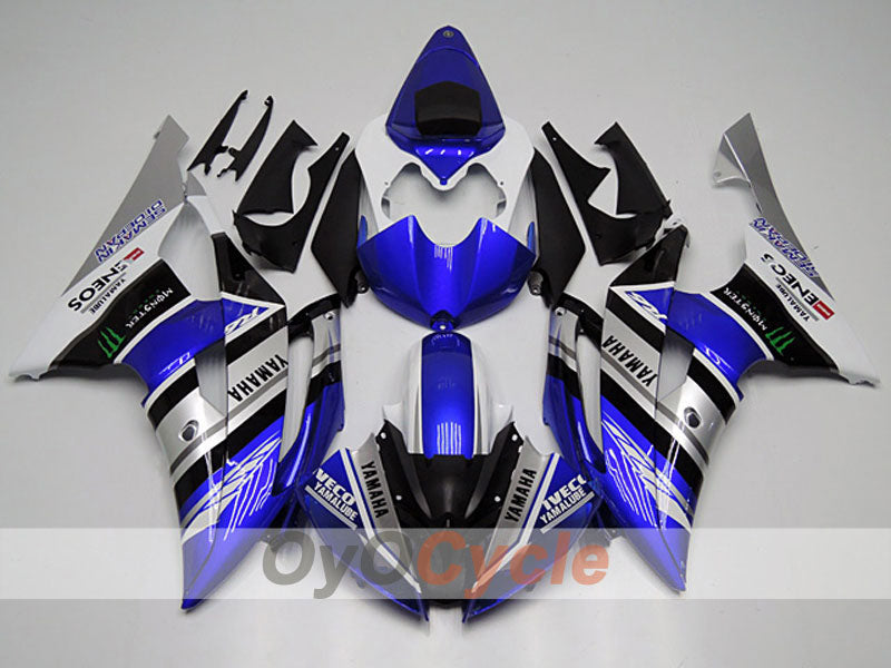 Einspritzverkleidungssatz für 08-16 YZF-R6 - Blau, Grau - Sonstige #OYO87904731