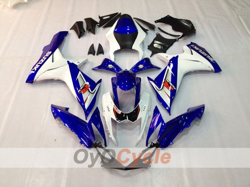 Einspritz-Verkleidungskit für GSX R750 11-26 - Blau, Weiß - Werksstil #OYO87901460