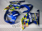 Verkleidungssatz für 01-03 GSX R600, Spritzguss - Blau - MOTUL #OYO87905083