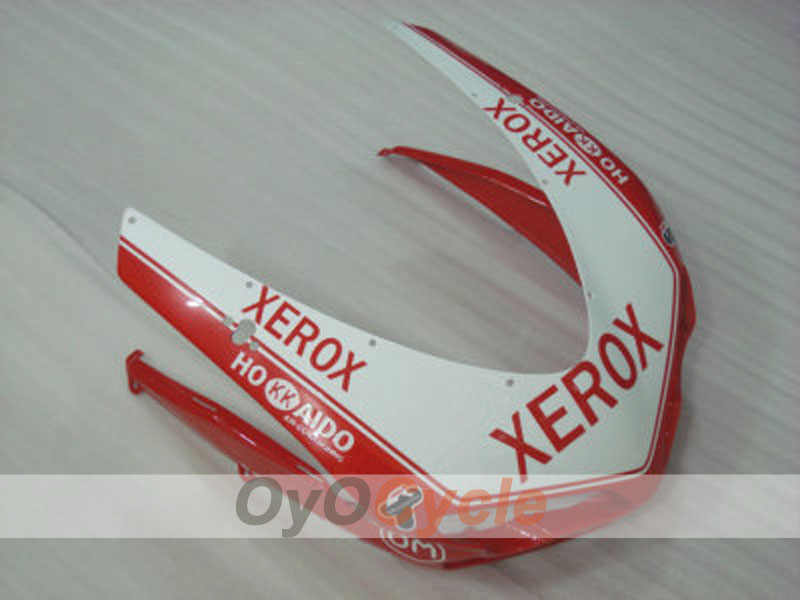 Einspritzverkleidungssatz für Ducati 1098, 07-09 - Rot, Weiß - Xerox #OYO87902220
