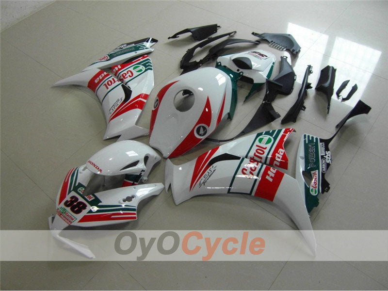 Verkleidungssatz für Einspritzmodell 12-16 CBR1000RR - Rot, Weiß - Castrol #OYO87900730 Hauptbild