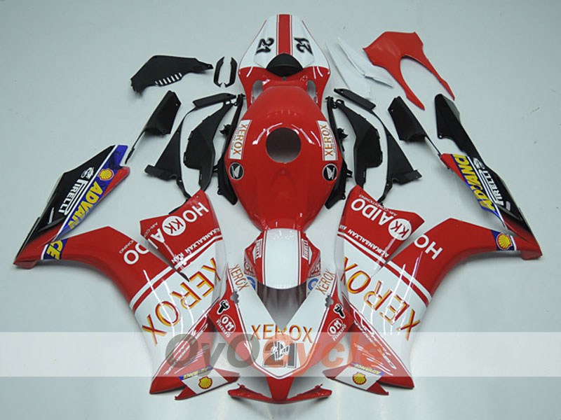 Einspritzverkleidungssatz für 12-16 CBR1000RR - Rot, Weiß - Xerox #OYO87904689 Hauptbild