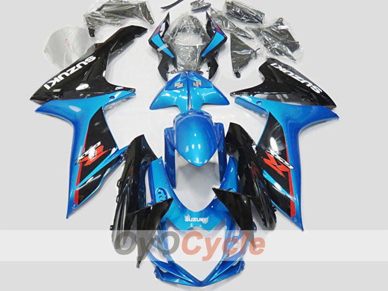 Einspritz-Verkleidungssatz für GSX R600 11-26 - Blau, Schwarz - Werksstil #OYO87904696 Hauptbild