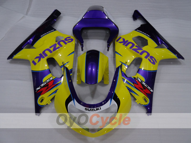 Verkleidungssatz für 01-03 GSX R600, Spritzguss - Gelb, Lila - Werksstil #OYO87905080 Zweitbild