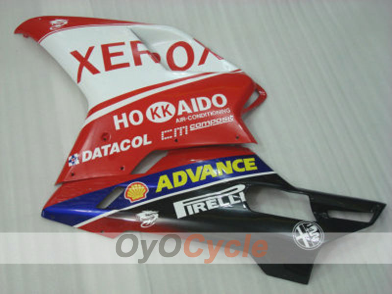 Einspritzverkleidungssatz für Ducati 1098, 07-09 - Rot, Weiß - Xerox #OYO87902220