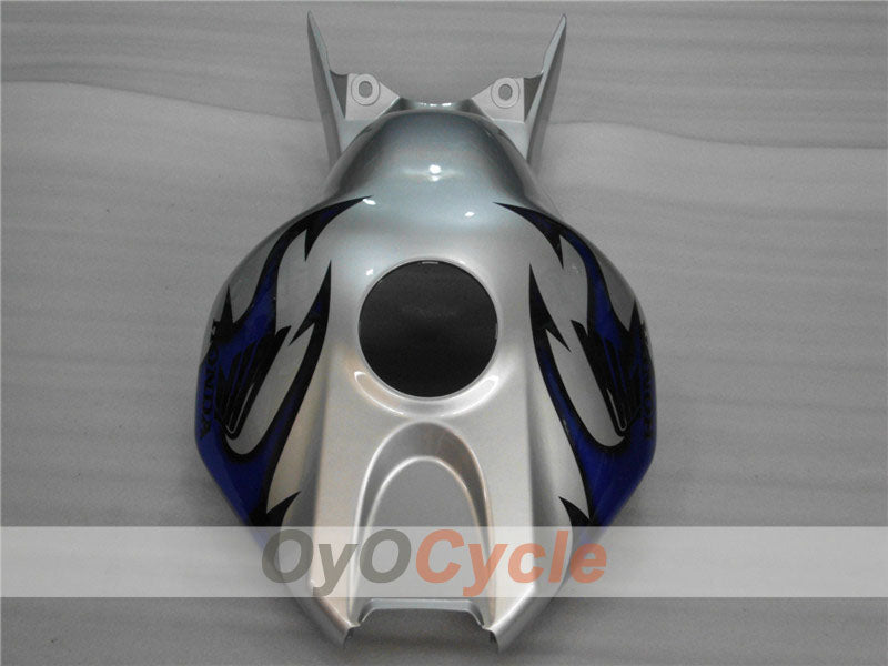 Einspritzverkleidungssatz für CBR1000RR 06-07 - Blau, Silber - Flamme #OYO87900583