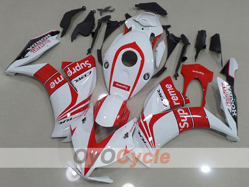 Einspritzverkleidungssatz für 12-16 CBR1000RR - Rot, Weiß - Supreme #OYO87904690 Hauptbild