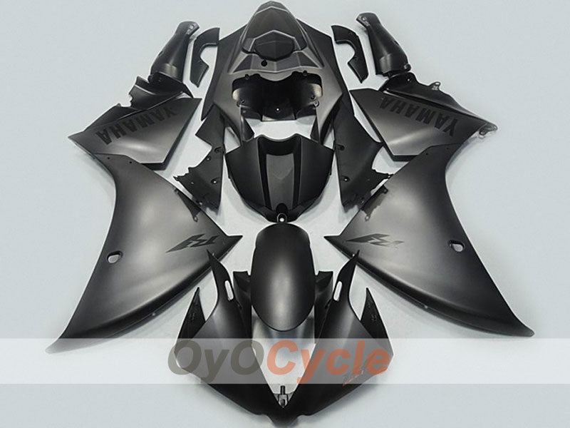 Einspritz-Verkleidungssatz für die YZF-R1, Baujahre 12-14 - Schwarz, Grau, Matt - Werksstil #OYO87904725 Hauptbild