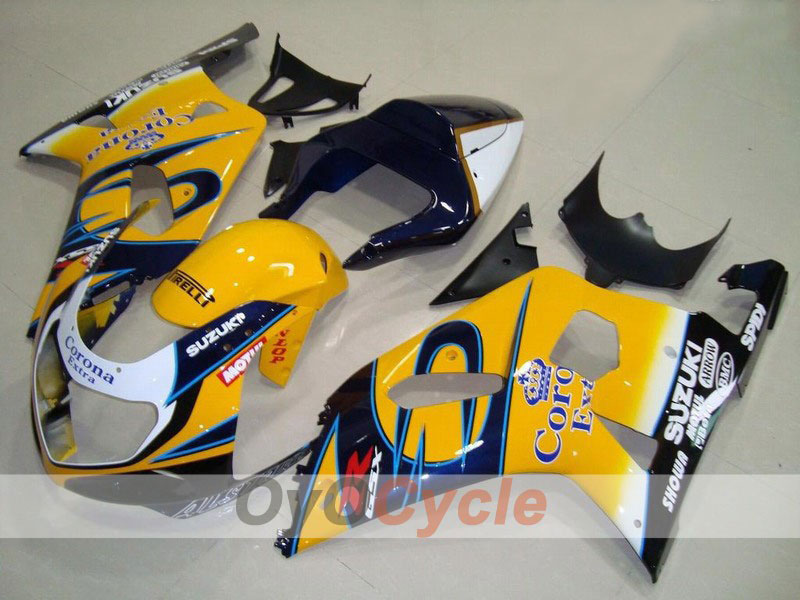 Einspritz-Verkleidungskit für GSX R750 00-03 - Gelb, Schwarz - Corona #OYO87901017 Hauptbild