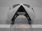 Spritzguss-Verkleidungssatz für 03-04 NINJA ZX-6R - Weiß, Schwarz - Monster #OYO87901810