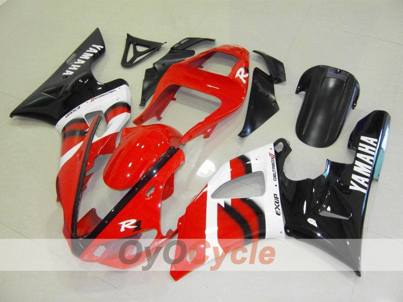 Verkleidungssatz für Einspritzmodelle für YZF-R1 00-01 - Rot, Schwarz - Werksstil #OYO87900775 Hauptbild