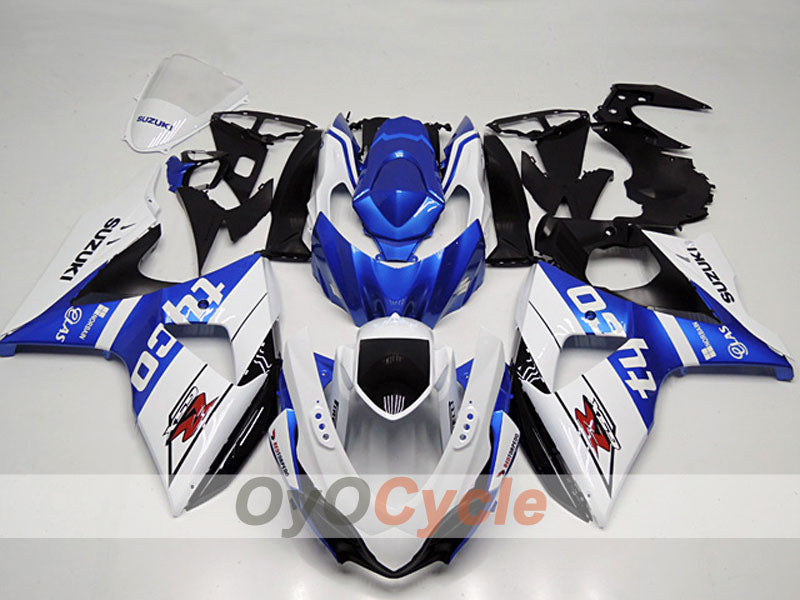 Einspritz-Verkleidungssatz für GSX R1000 09-16 - Blau, Weiß - Werksstil #OYO87904700 Hauptbild