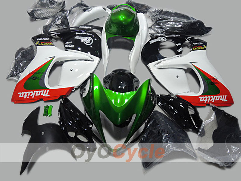 Einspritzverkleidungssatz für 08-20 GSXR1300 Hayabusa - Grün, Weiß, Schwarz - Sonstige #OYO87904715 Hauptbild
