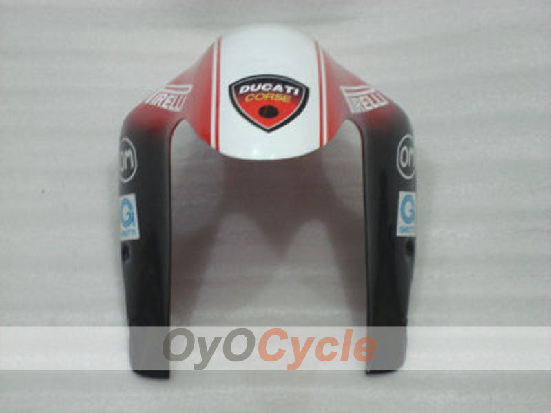 Einspritzverkleidungssatz für Ducati 1098, 07-09 - Rot, Weiß - Xerox #OYO87902220