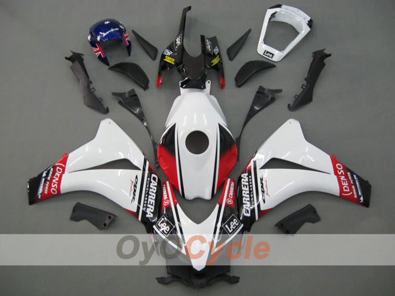 Spritzverkleidungssatz für CBR1000RR 08-11 - Weiß, Schwarz - Eurobet, Lee #OYO87900698 Hauptbild
