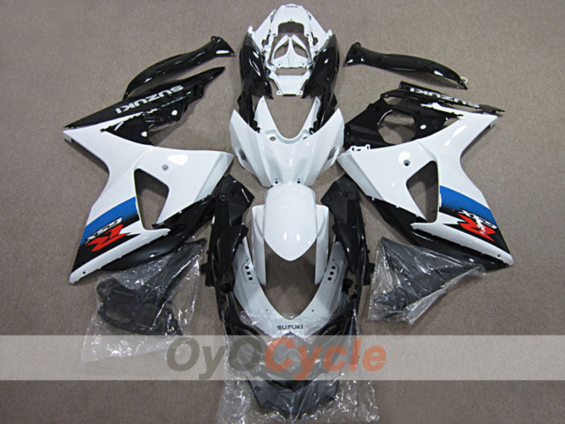 Einspritz-Verkleidungssatz für GSX R1000 09-16 - Weiß, Schwarz - Werksstil #OYO87904701 Hauptbild