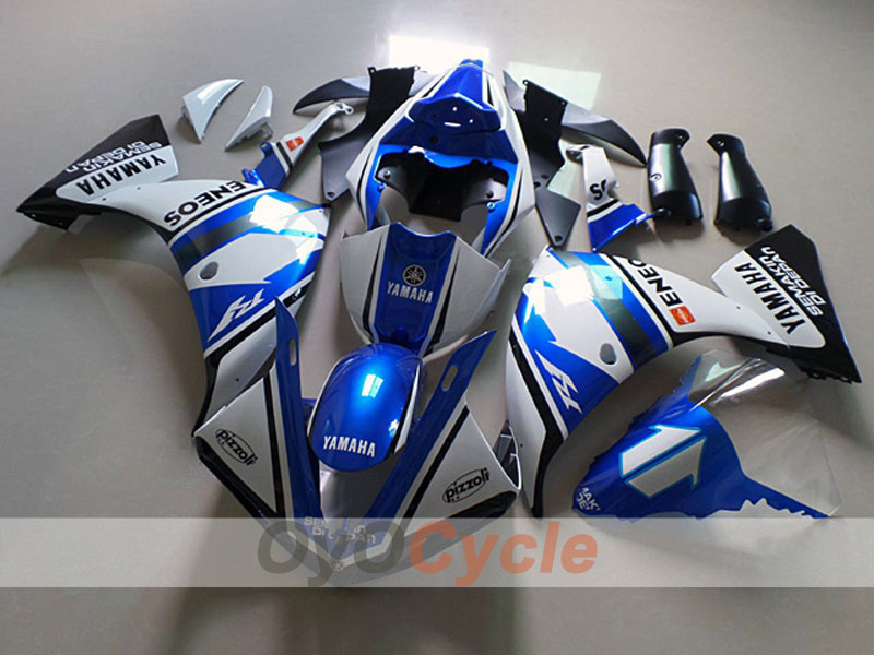 Einspritz-Verkleidungssatz für die YZF-R1, Baujahre 12-14 - Blau, Weiß - Werksstil #OYO87904727 Hauptbild