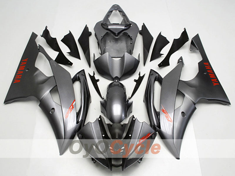 Einspritzverkleidungssatz für 08-16 YZF-R6 - Grau - Werksstil #OYO87904735