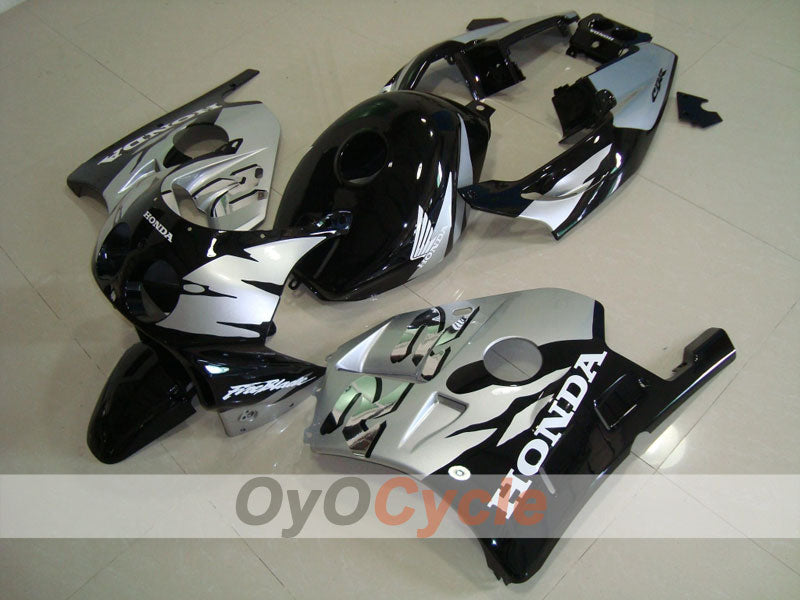 Einspritzverkleidungskit für CBR250RR 90-94 - Schwarz, Silber - Fireblade #OYO87902914