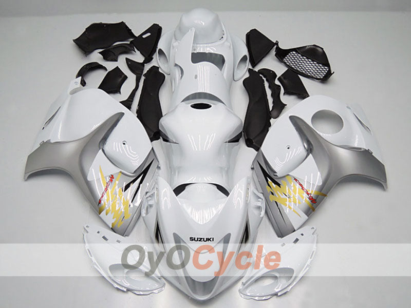 Einspritz-Verkleidungssatz für die GSXR1300 Hayabusa, Baujahre 08-20 - Weiß - Werksstil #OYO87904717 Hauptbild