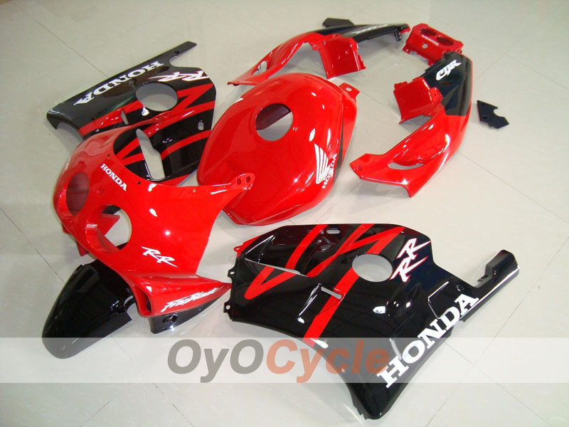 Verkleidungssatz für Einspritzung für 90-94 CBR250RR - Rot, Schwarz - Fireblade #OYO87902918