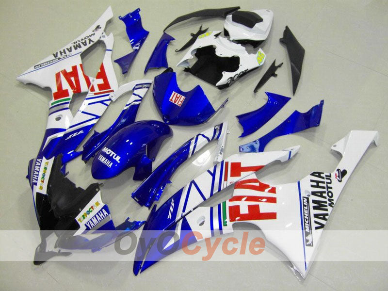 Einspritzverkleidungssatz für YZF-R6 08-16 - Blau, Weiß - FIAT #OYO87900957 Hauptbild