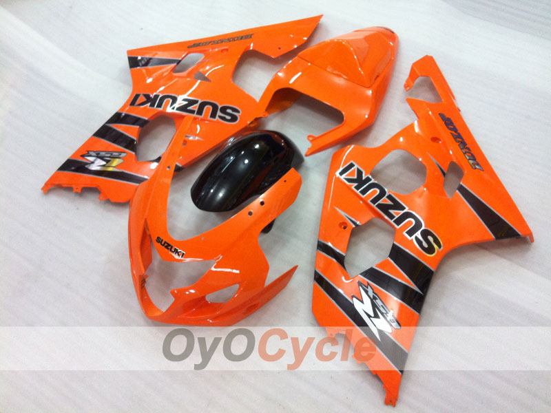 Einspritzverkleidungssatz für 04-05 GSXR600 - Orange, Schwarz - Werksdesign #OYO87901207 Zweitbild