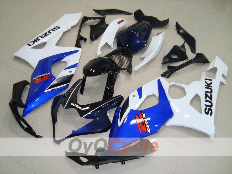 Einspritzverkleidungssatz für GSX R1000 05-06 - Weiß, Schwarz - Werksstil #OYO87902003 Hauptbild
