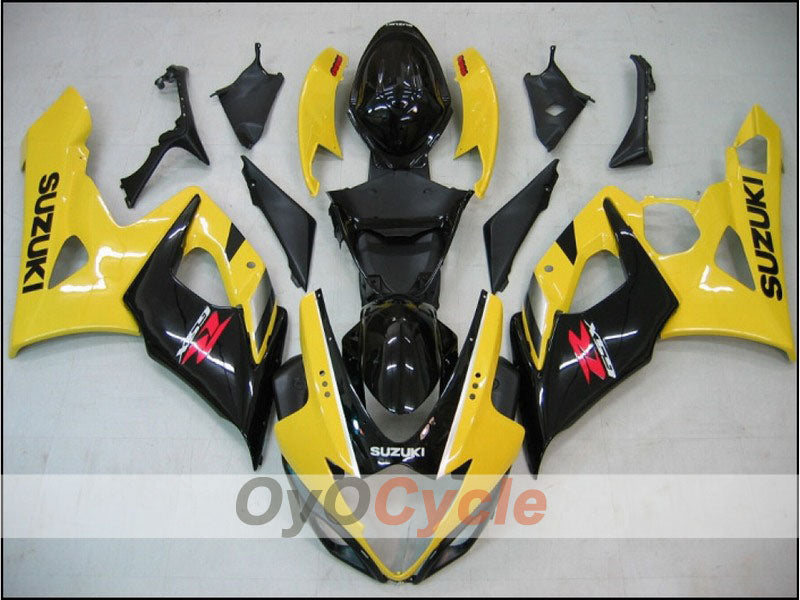 Einspritzverkleidungssatz für GSX R1000 05-06 - Gelb, Schwarz - Werksstil #OYO87902005 Hauptbild