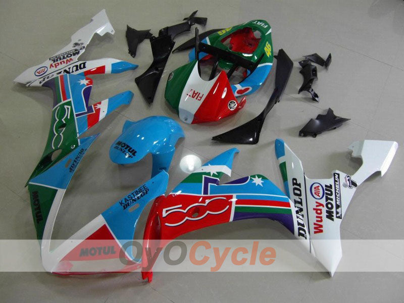 Verkleidungssatz für 04-06 YZF-R1 - Mehrfarbig - DUNLOP, FIAT, MOTUL #OYO87900820 Hauptbild