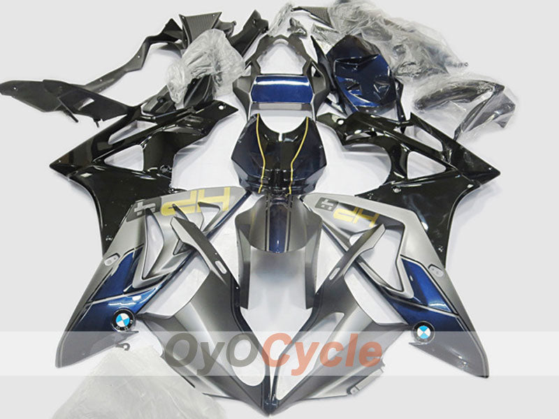 Einspritzverkleidungssatz für 09-14 BMW S1000RR - Blau, Schwarz, Grau - HM Plant #OYO87904686 Hauptbild