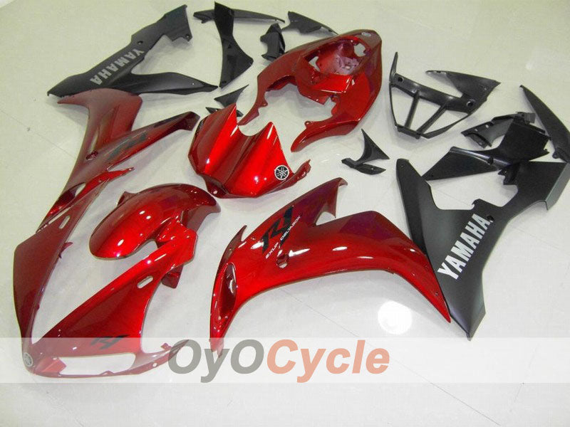 Spritzverkleidungssatz für 04-06 YZF-R1 - Rot, Schwarz, Matt - Werksstil #OYO87900836 Hauptbild