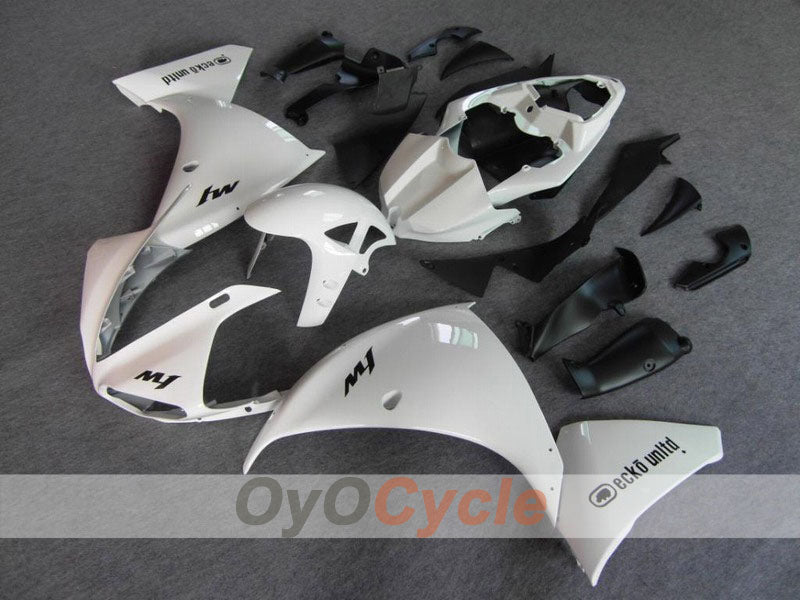 Einspritzverkleidungssatz für YZF-R1 09-11 - Weiß, Schwarz - Werksstil #OYO87900894 Hauptbild