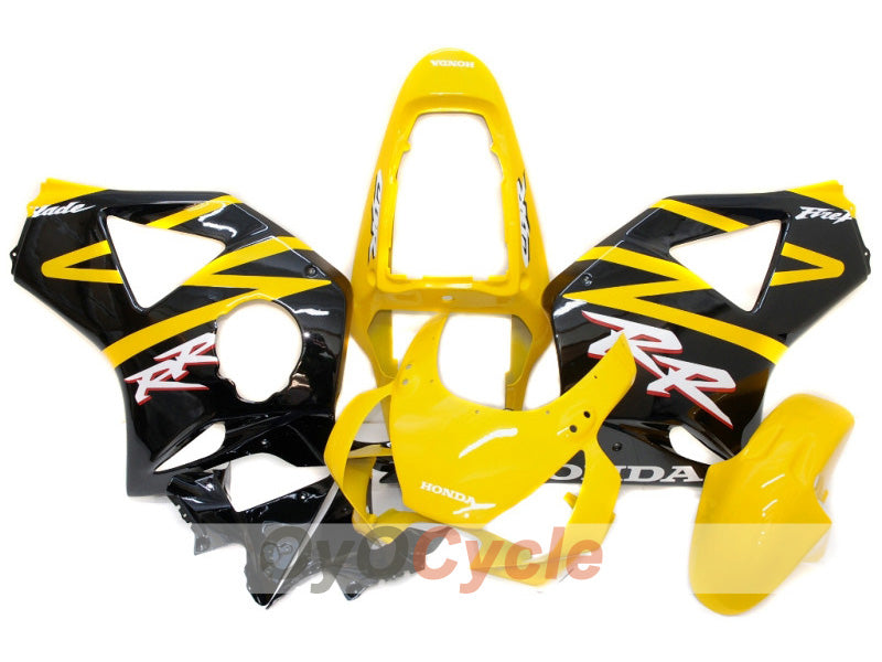 Einspritzverkleidungssatz für 02-03 CBR900RR 954 - Gelb, Schwarz - Fireblade #OYO87902709 Hauptbild