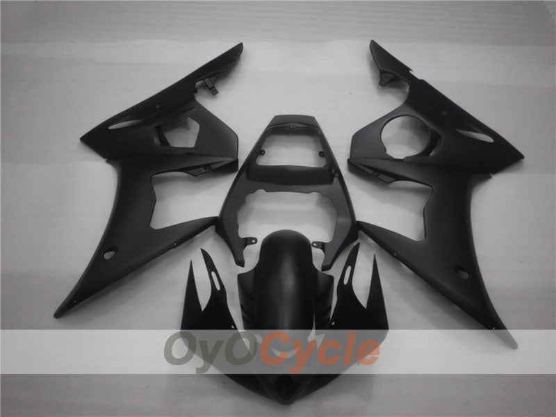 Verkleidungssatz für Einspritzung für 05 YZF-R6 - Schwarz, Matt - Werksdesign #OYO87902641