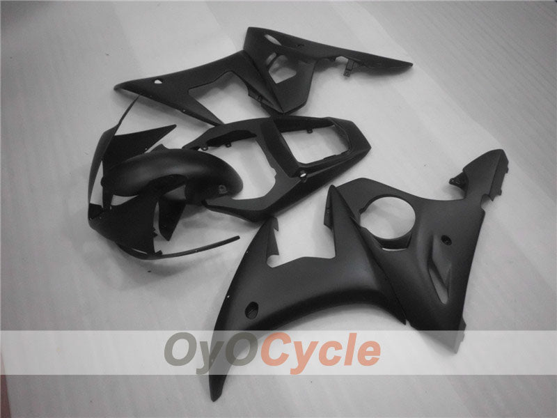 Verkleidungssatz für Einspritzung für 05 YZF-R6 - Schwarz, Matt - Werksdesign #OYO87902641