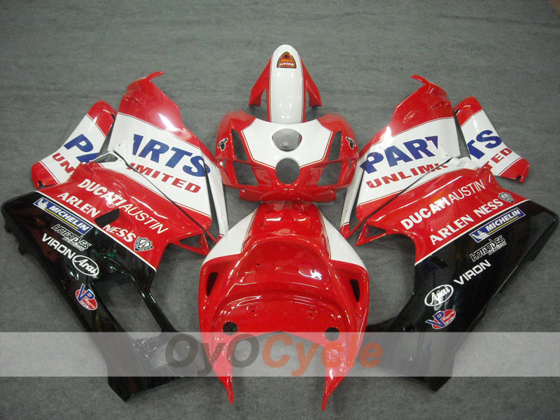 Einspritz-Verkleidungssatz für Ducati 999 03-04 - Rot, Weiß - Werksstil #OYO87902357 Hauptbild