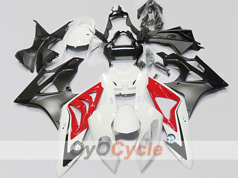 Einspritzverkleidungssatz für 09-14 BMW S1000RR - Rot, Weiß, Schwarz - Werksstil #OYO87904687 Hauptbild