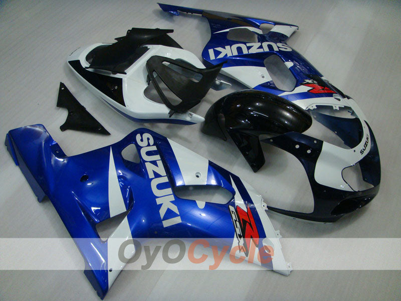 Verkleidungssatz für 01-03 GSX R600, Spritzguss - Blau, Schwarz - Werksstil #OYO87905089 Hauptbild